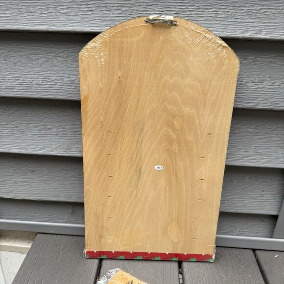 Vintage Carol Wright 1980s Wood Perpetual Calendar Welcome Home NOS - Picture 5 of 6